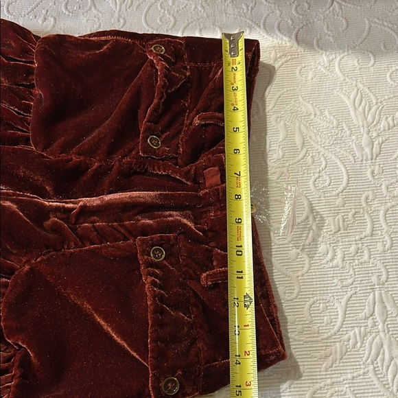 We The Free Free People Velvet Joggers with Billowy Silhouette. NEW. Boho - Picture 3 of 11